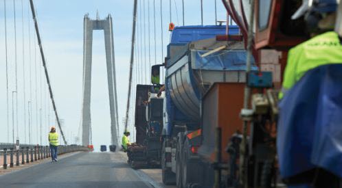 The high coast bridge in Ångermanland, Sweden